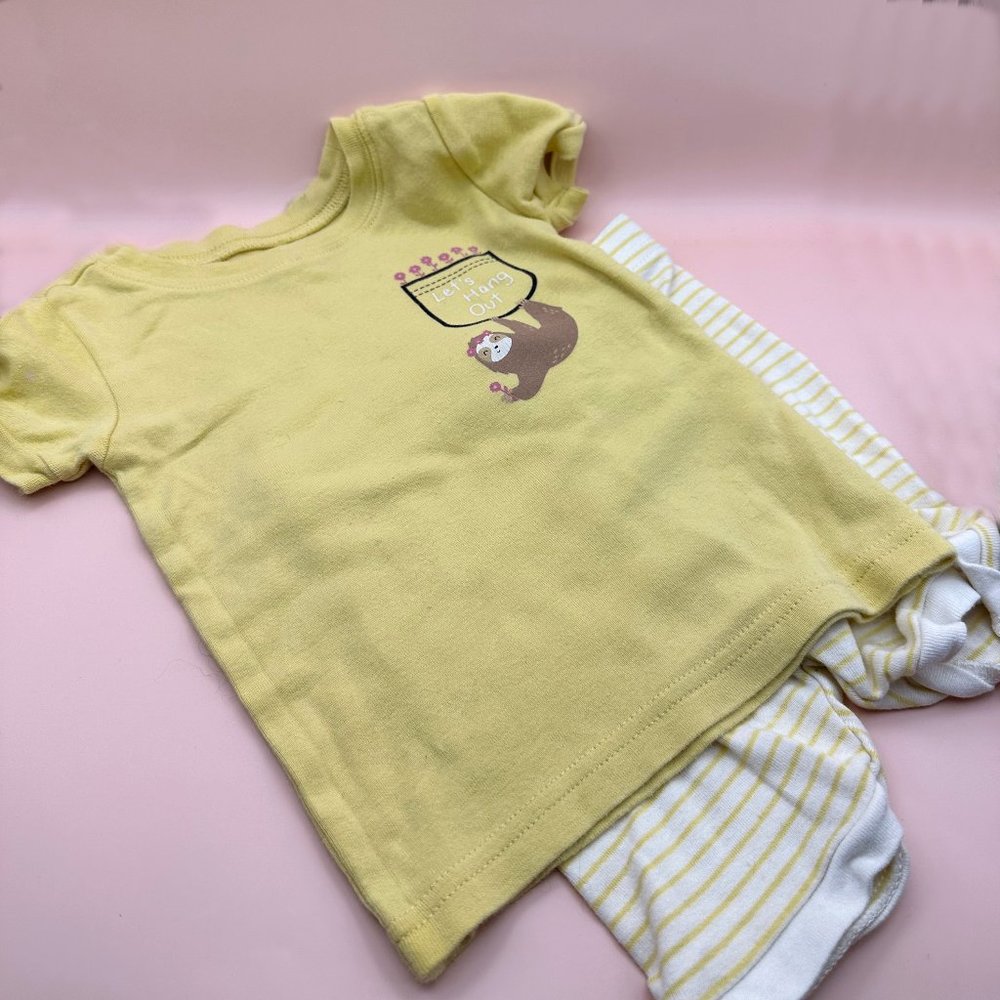 18-24 Mo Old Navy Sloth PJs - GUC